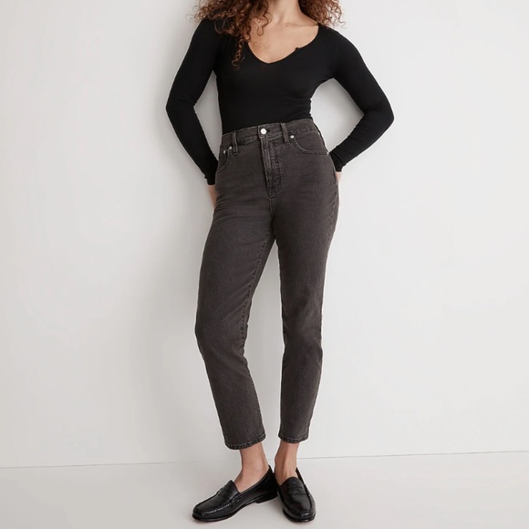 Madewell Denim - Madewell The Perfect Vintage Jean in Lunar Wash Black Gray Sz 29